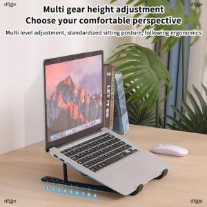[COD] dfgje Laptop Cooler Base Stand Foldable Laptop Cooling Pad Holder Portable Notebook Radiator Bracket Heighten Rack With 1 Cooling Fans