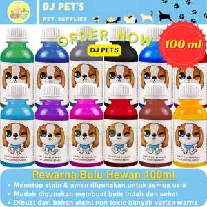 Cat pewarna rambut bulu anjing kucing pet hair coloring pet stain PET4113