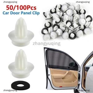 [COD] zhangyuqing 50 100Pcs Car Door Panel Clip W Sealing Ring Auto Vehicle Retainer Fastener Bumper Clip Car Push Pin Door Panel Board Clip