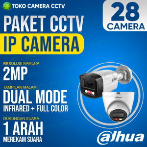 PAKET CCTV IP CAMERA DAHUA 2MP 32 CHANNEL 28 KAMERA