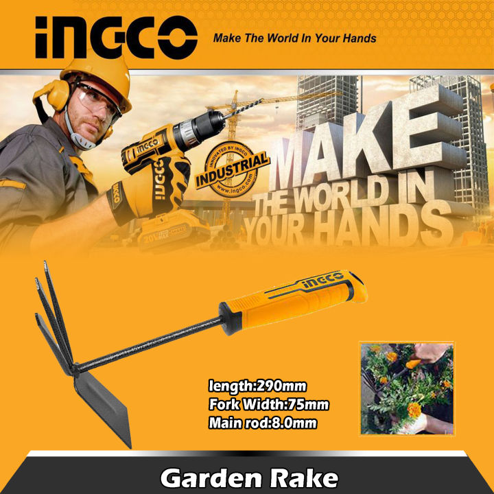 Ingco Rake INGCO Garden Rake - HGT979K | Lazada PH