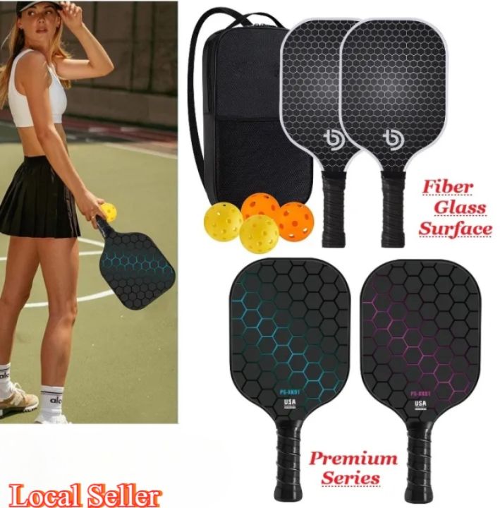 Feel My Rhythm Pickleball Paddles Set Of 2 With 4 Balls - USAPA-445149