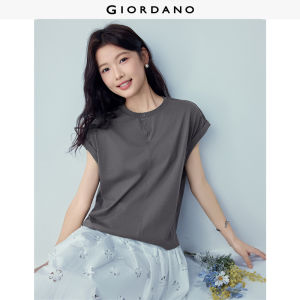 Giordano Beau Monde Women Women T-Shirt - Loose Fit Free Shipping 13326260