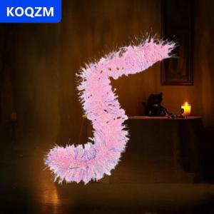 [COD] KOQZM 2M Giáng Sinh Trang Trí Màu Ribbon Giáng Sinh Treebar Tops Đồ Trang Trí Màu Hồng Và Đầy Màu Sắc Năm Mới 2026 DIY Đảng Trang Trí Nội Thất Nguồn Cung Cấp