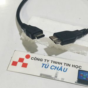 Cáp ổ cứng Type C ra Micro B / Cable Type C to Micro BM dài 30Cm (Cáp tháo LK)