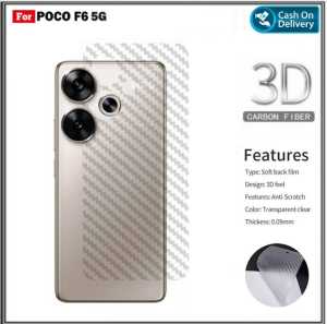 Garskin Poco F6 5G M6 Pro 4G M3 2020 Anti Gores Belakang Carbon Skin Pengiriman Cepat