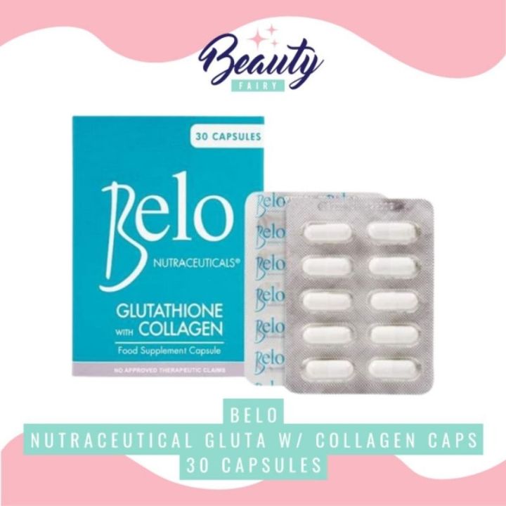 Belo Nutraceuticals Glutathione with Collagen 30 capsule original
