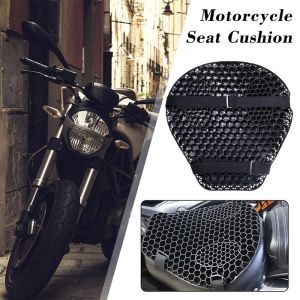 Motorcycle Cushion Cover Anti Slip Seat Cushion 3D Honeycomb Mesh Decompression Gel Cushiont