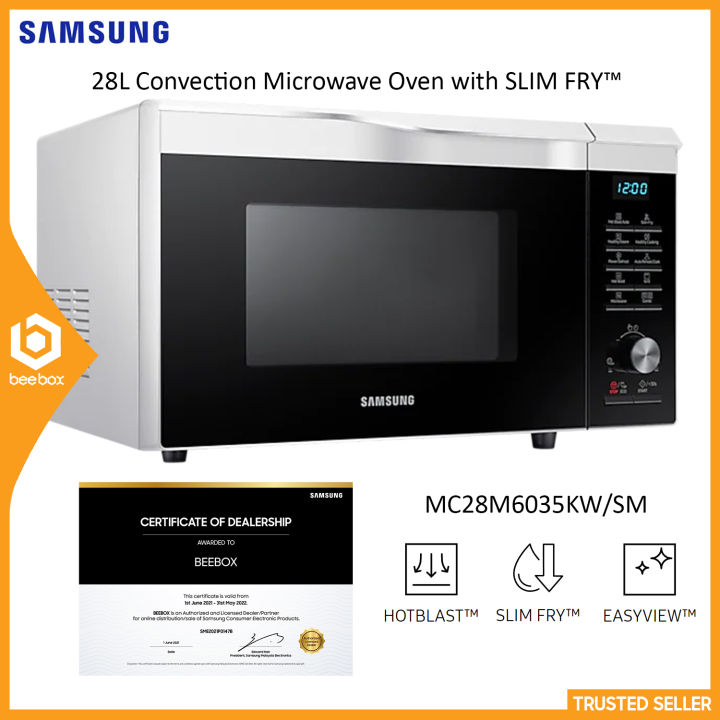Samsung MC28M6035KW Convection Microwave Oven with SLIM FRY™,& HOTBLAST