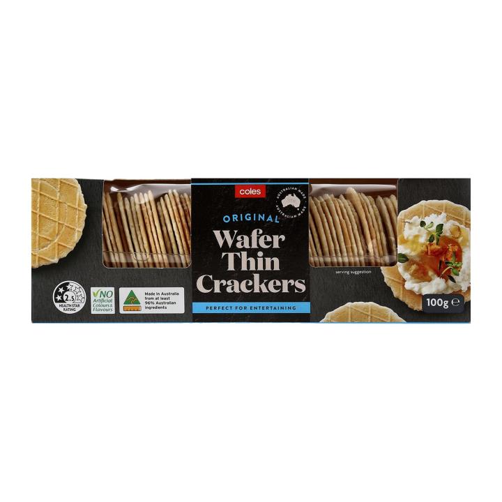 Coles Original Wafer Thin Crackers 100g Lazada Singapore Coles Original Wafer Thin Crackers 100g Lazada Singapore