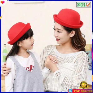 TOPI ANAK PEREMPUAN BARET CAPLIN CAP FEDORA COWOK 2-8 TAHUN IMPORT A66