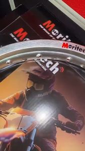 SPD MORITECH RIM SET 1.6x19” and 1.85x16” black FRONT AND REAR ONLY