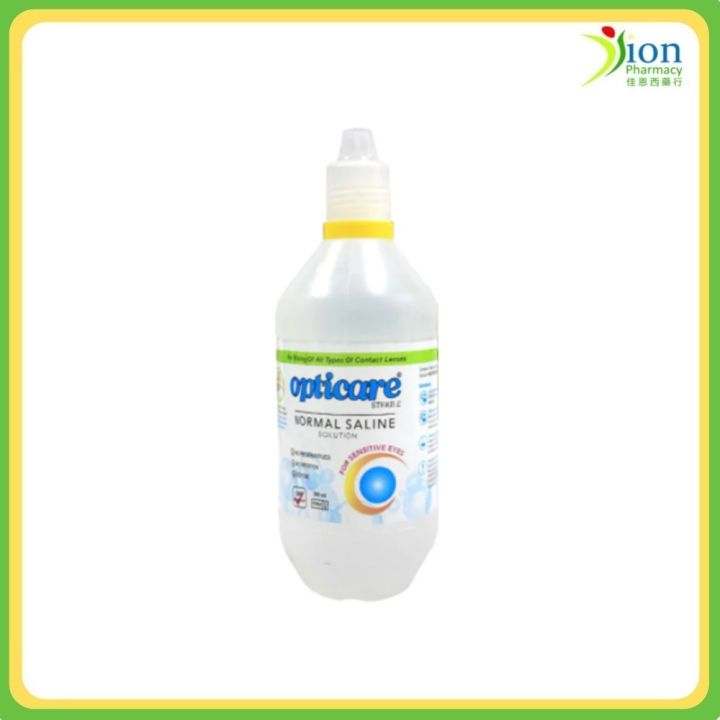 Opticare Lab OPTICARE STERILE NORMAL SALINE SOLUTION 500ML | Lazada
