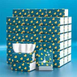 【1 ลัง 30 ห่อ】 Lam Pure เหมาะสำหรับใช้ในร้านอาหาร  ผ้าเช็ดปากลายเป็ดน่ารัก 168 ชิ้น * 30 แพ็ค ผ้าเช็ดปากน่ารักสำหรับใช้ในบ้าน สะดวกและง่ายดาย จัดส่งฟรี กระดาษชำระสำหรับห้องนอน รีไซเคิลได้ สะอาด