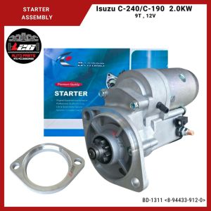 KHYBRID STARTER ASSEMBLY for Isuzu C-240 C-190 2.0KW 9Teeth 12V BD-1311 8-94433-912-0