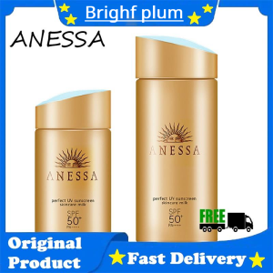 【MY】Anessa Perfect UV Sunscreen Skincare Milk 60ml New Version Gold Normal Skin SPF50+ PA++++ Sunblock