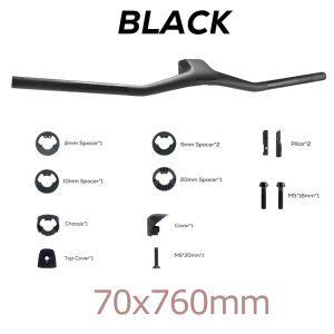 SYNCROS FRASER IC SL WC 740MM -40° Full Carbon Fibre Integrated MTB Handlebar Black Matt