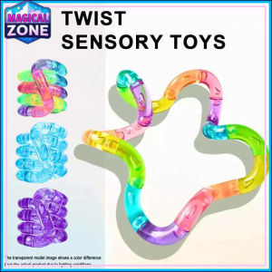 Tangle Twist Fidget Toy Can And Change Shape In Many Ways Bright Colors Stress Relief Toys String