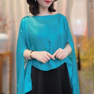 NOBLEE Chiffon Women Shawl Pure Color Coats Jackets Capes Fashion Fashion Scarf Women Girls