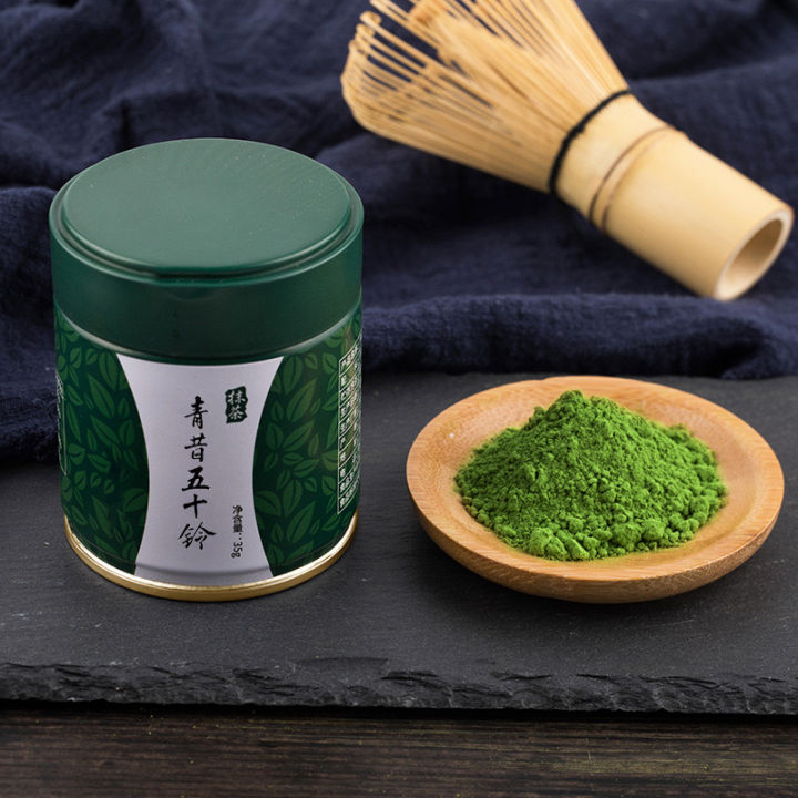 🔥👍📣มัทฉะชาเขียว อูจิ ผงมัทฉะ โทนถั่ว Qingxi Ruozhu Matcha Qinglan 35 g ...