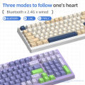 XINMENG X98 Pro คีย์บอร์ดไร้สาย Mechanical keyboard  โครงสร้าง gasket 3 โหมด. 