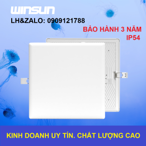 Đèn ốp trần chống nước vuông MB164 12W 24W 36W Winsun