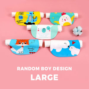 Multi-layered cotton Towel Breathable Cloth Sweat Absorbent Baby Back Towel Cartoon Designed