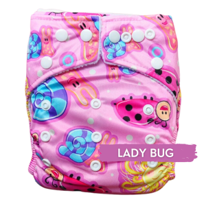 ORIGINAL Popok Clodi Babyland Snap Microfiber 2 Insert / Cuci Ulang