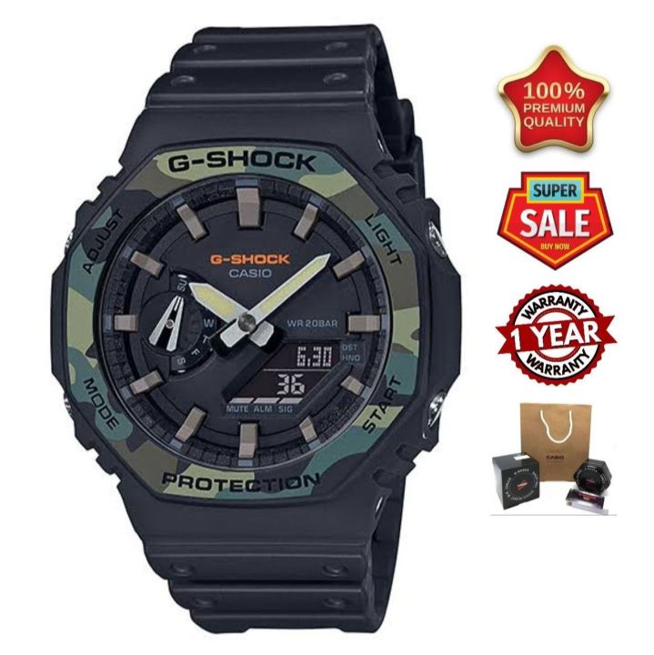 GA-2100 SU-1A / GA 2100 / GA2100 ORIGINAL G-SHOCK DUAL-TIME Navy U.S ...