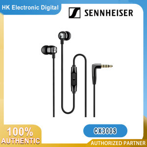 Sennheiser CX300S In-Ear Headphones Wired Design with 3.5mm Audio Jack Built-In Microphone for Calls One-Button Remote Control for Media Playback