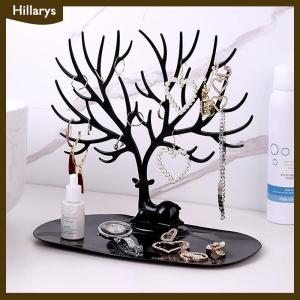 [Hillarys] Jewelry Display Stand Tray Tree Storage Racks Earrings Necklaces Rings Jewelry Boxes Case Desktop Organizer Holder Make Up Decor