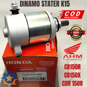 DINAMO STATER HONDA K15 CB150R CB150X CBR 150R KUALITAS ORISINIL AHM ASLI KICK STARTER