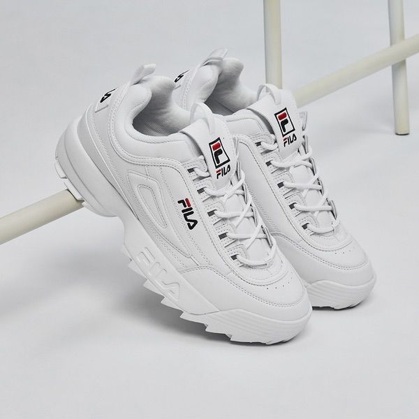 Fila Disruptor 2 Sport Runing Shoes Low Flats Women Shoes Casual White Sneaker Lazada