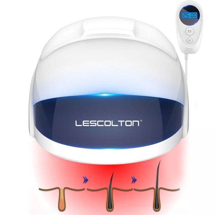 Lescolton LLLT Hair Regrowth Laser Helmet Anti Hair Loss Treatment Hair ...