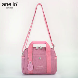 พร้อมส่ง กระเป๋าสะพายข้าง/ถือ สะพายไหล่ anello ไซส์มินิ ผู้หญิง แฟชั่น 966 ผ้ากันน้ำ100% แบบใหม่ ปรับสายได้