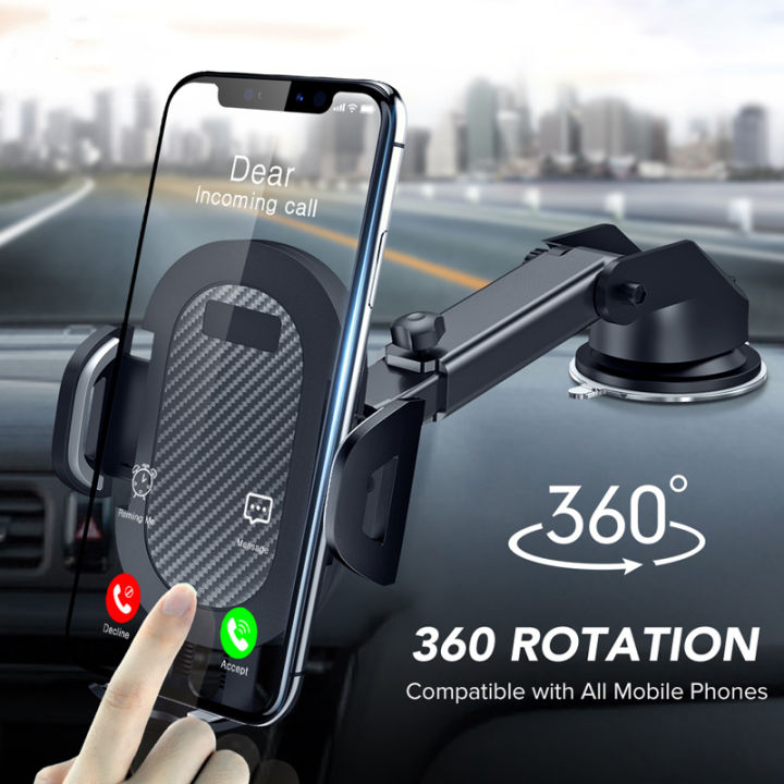 （BUY 1GET 1）cellphone holder for car Suction Cup Car Phone Holder Mobile  Phone Holder Magnetic GPS Free Car Holder Stand for iPhone 11 Pro Xiaomi