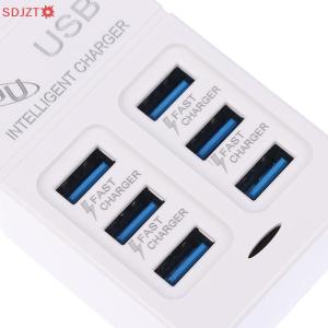 🚚【Local Express Delivery】🚚 1PC US Plug 6Ports Multiport USB Charger 35W PD Type-C Mobile Phone Fast Charge Wall Chargers TypeC USB Hub Adapter