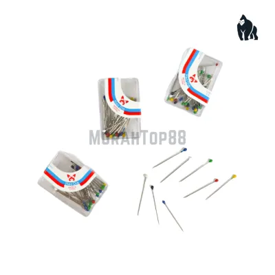Jarum Pentul Mini / Kemasan Kotak Mika Kecil Hijab [HARGA PER KOTAK]