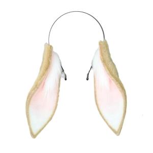 Hare-Ear Headband Sweet Girls Accessories Cosplay Beast Ears Fursuit Masquerade Halloween Cosplay Party