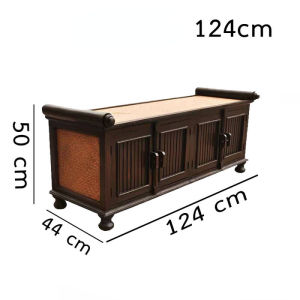 Wooden Storage Shoe Cabinet Media Storage Console Cabinet Living Room Bedroom Entrance Door TV Cabinet