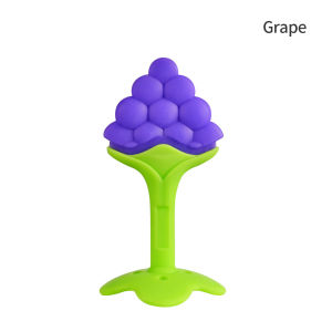 Halobaby Baby Teether Fruit Tooth Glue Food Grade Silicone Soft Teether Molar Stick