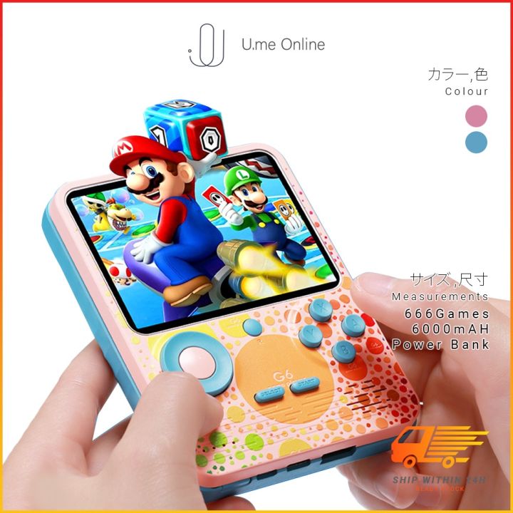 💖Miễn phí vận chuyển + COD💖G6 Pin sạc dự phòng với 666 Trò Chơi Trong 1 ...