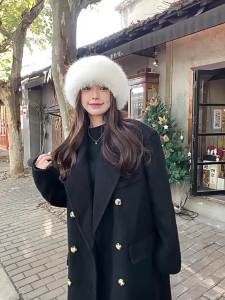 New Style Fashion Hat Womens Winter New Thick Warm Imitation Fur Simple Fishermans Hat Imitation Mink Fur Ladies Mongolia Caps2026