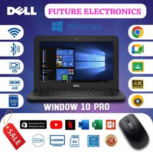 INTEL CELERON DELL WINDOW LAPTOP PREE INSTALL MS OFFICE AND EXCEL & 4GB RM 16GB SSD CAPACITY 512GB