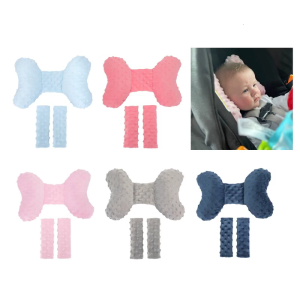 Baby Head Support & Strap Covers Baby Headrest & Carseat Neck Cover Infant Head Support Pillow Toddlers Headrest Cushion