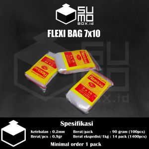 Kantong plastik klip 7x10 100pcs clip ziplock zipper pouch / kangtong plastik klip emas obat saus