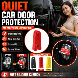 Car Door Shock Absorber Pad Silent Anti-Vibration Silicone Cushion Thickened Universal Door Buffer Pad Anti-Collision Protection for Car Truck SUV