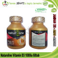 Vitamin D3 Natureline 400iu dan 1000iu Premium Hermed Vit D 60 tablet. 