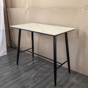 Vedourstyle Bar table 105cm Sintered Stone High Bar Table Meja makan bar Stone Cafe Table 吧台桌