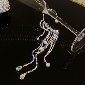 ต่างหูแฟชั่นปุ่มพู่มันเงาต่างหูข้างเดียวสำหรับผู้หญิงดีไซน์เกาหลีต่างหูแบบหนีบต่างหูมุกต่างหูแบบหนีบหนึ่งชิ้น